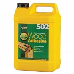 Everbuild 502 All Purpose Weatherproof Wood Adhesive 5 Litre WOOD5