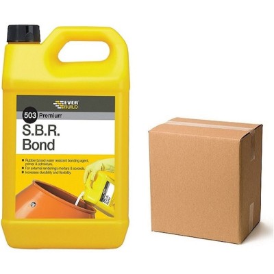 Everbuild 503 SBR5L SBR Bond 5 Litre Trade Box of 4