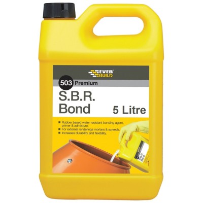Everbuild 503 SBR Bond Waterproof Primer Bonding Agent 5 Litre 489466 SBR5L