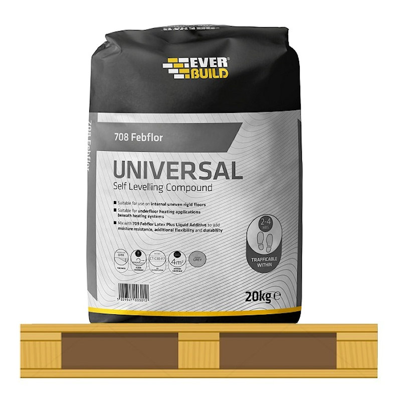 Everbuild 708 Febflor SEL20 Self Level Floor Levelling Compound Full