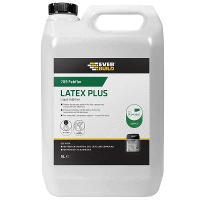 Everbuild 709 Febflor Latex Plus Self Levelling Liquid Additive 5 Litre 489452 LAT5