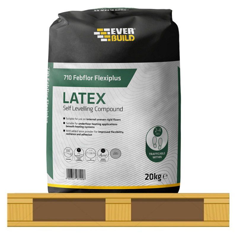 Everbuild 710 Febflor Self Level Flexiplus Floor Levelling Compound