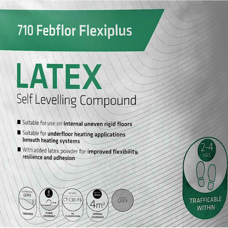 Everbuild 710 Febflor Self Level Flexiplus Floor Levelling Compound