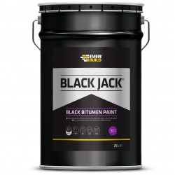Everbuild 901 Bitumen Black Paint 25 Litre 90125 