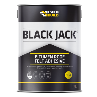 Everbuild 904 Roof Felt and Chipping Adhesive 1 litre - 90401