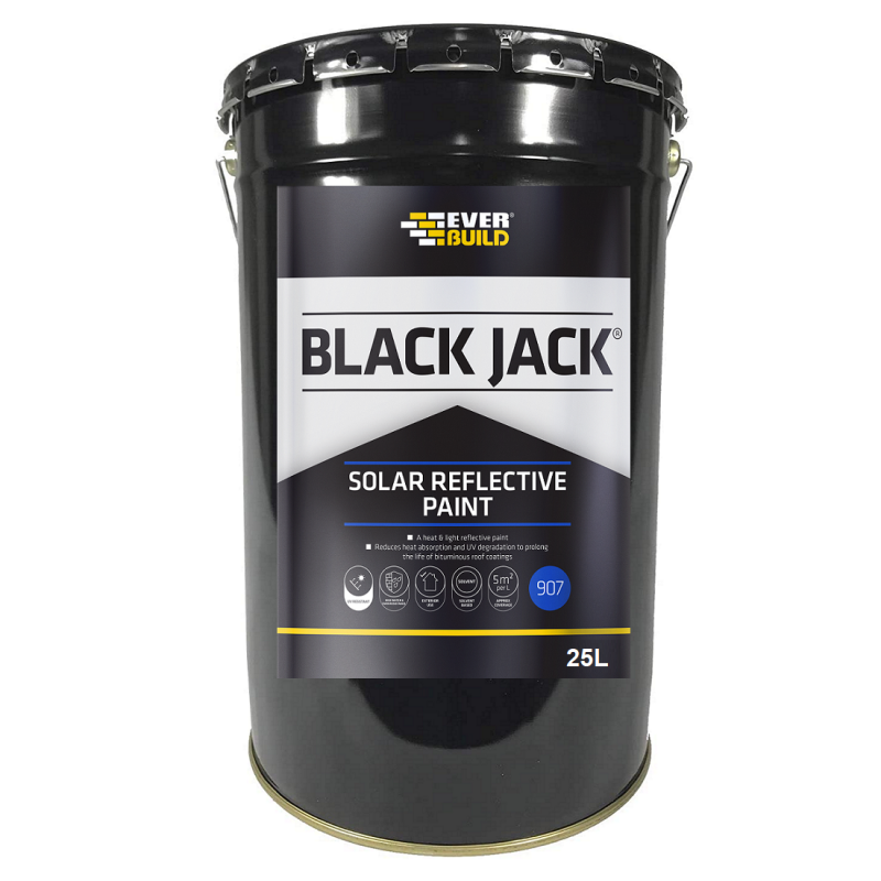 Everbuild 907 Solar Reflective Roof Paint Coating 25 Litre 90725