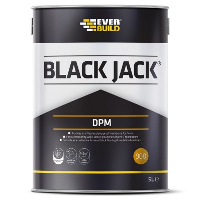 Everbuild 908 DPM Damp Proof Membrane 5 litre - 90805