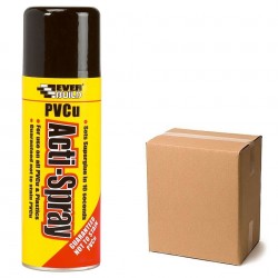 Everbuild 12 x PVCACT PVCU Plastic Acti Spray Superglue Activator Box