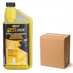 Everbuild Opti mix 3 in 1 Render Additive Liquid 1 litre OPTIREND1 Box of 12