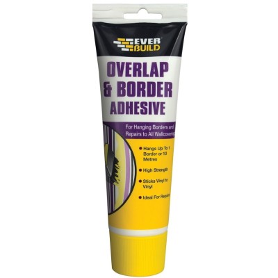 Everbuild Overlap Wallpaper Border Adhesive 250g 488615 BORD2