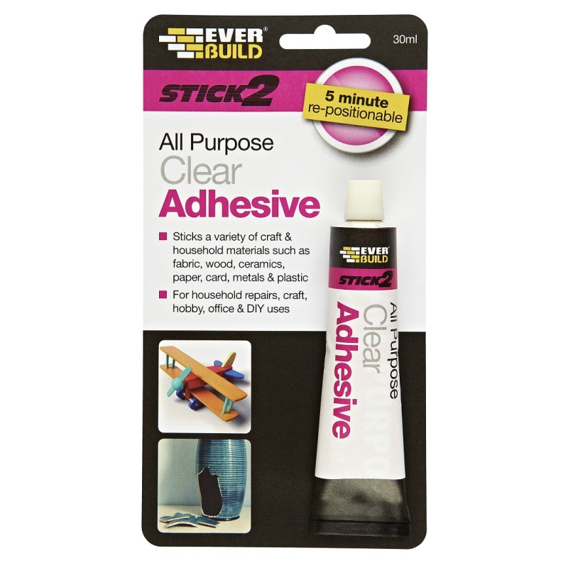 Everbuild Stick 2 All Purpose Superglue Tube 3 Gram