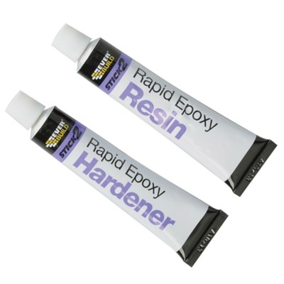 Everbuild Stick 2 Rapid 2 Part Epoxy Tube Adhesive 24ml S2RAPEXTUBE