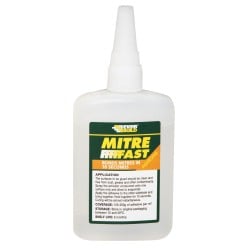 Everbuild Mitre Fast Superglue 100g Large Super Glue MITREADH1