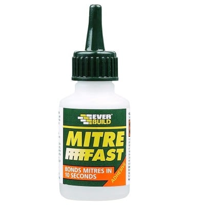 Everbuild Mitre Fast Superglue 50g Super Glue Adhesive MITREADH5