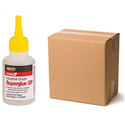 Everbuild Industrial Superglue GP 50g CYN50 Box of 20