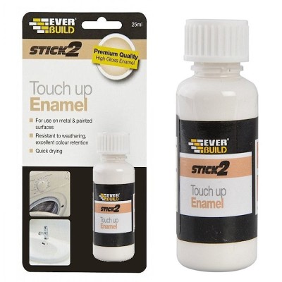 Everbuild Stick 2 Touch up Enamel Paint 25ml 487746 S2ENAMEL