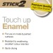 Everbuild Stick 2 Touch up Enamel Paint 25ml 487746 S2ENAMEL