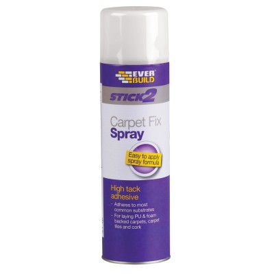 Everbuild Stick 2 Carpet Fix Spray Adhesive 500ml CARPSPRAY5