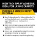 Everbuild Stick 2 Carpet Fix Spray Adhesive 500ml CARPSPRAY5