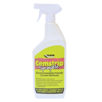 Everbuild Cemstrip Eco Cement Remover 1 Litre Spray 482948 CEMSPRAY1