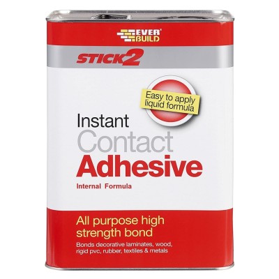 Everbuild Stick 2 Instant Contact Adhesive 5 litre CONA5