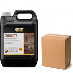 Everbuild Creocote Timber Wood Stain Treatment 16 Litre Light Brown