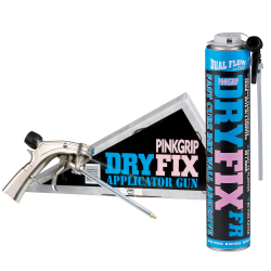 Sika Everbuild Dry-Fix Gun and 12 Sika Dryfix Fr Plasterboard Installation Foam