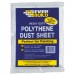 Everbuild Decorators Polythene Dust Cover Sheet 12 x 9 Pack of 5