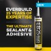 Everbuild EB25 Ultimate Sealant Adhesive Black Grey White Clear Anthracite