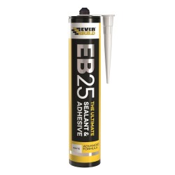 Everbuild EB25 Ultimate Sealant Adhesive Black Grey White Clear Anthracite