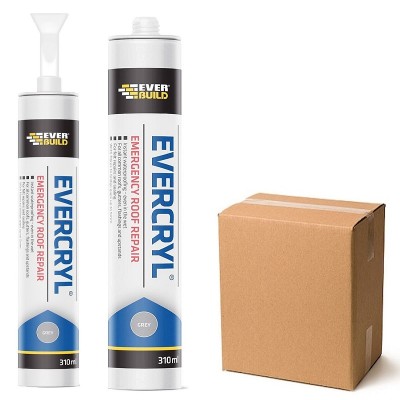Evercryl Emergency 310ml x12 Roof Repair Compound C3 Cartridge Trade Box of 12