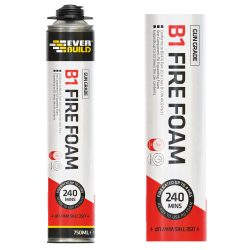 Everbuild B1 Gun Grade Expanding 4hr Fire Foam 750ml B1FIREGUN