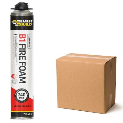 Everbuild B1 Gun Grade Expanding 4hr Fire Foam Box of 12 B1FIREGUN