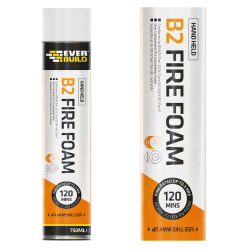 Everbuild B2 Hand Held 2hr Expanding Fire Foam 750ml B2FIREHAND 