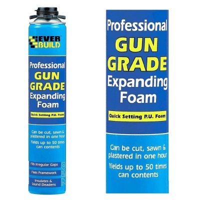 Everbuild Professional Gun Grade Expanding Foam 750ml EVGF7