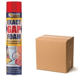 Everbuild Exact Gap Expanding Foam 750ml Box of 12 EVEXACT7