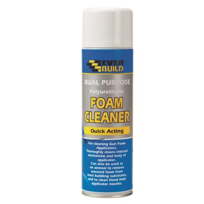 Everbuild Premium Dual Purpose PU Foam Gun Grade Cleaner 488713 GFSC5