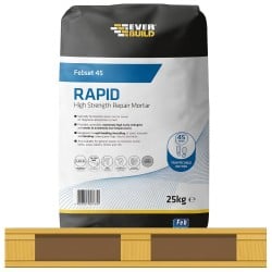 Everbuild Febset 45 Rapid Repair Mortar and Bedding Compound 10 Bag Pallet
