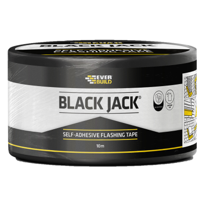 Everbuild Black Jack 10m 450mm Flashing Tape 482963 FLAS450
