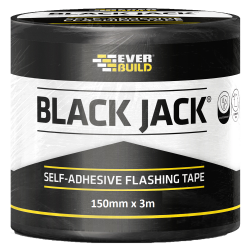 Everbuild Black Jack 3m 150mm DIY Flashing Tape FLDIY150