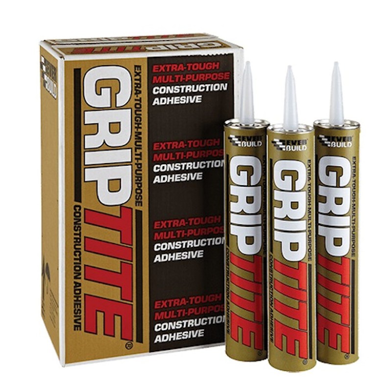 Everbuild Griptite High Grab Construction Adhesive 310ml 486238