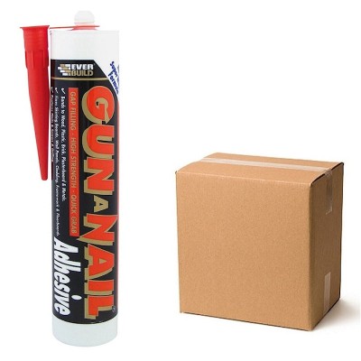 Everbuild Gun A Nail Box of 25 Solvent Free Grab Adhesive GANN3