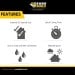 Everbuild JetCem Rapid Setting Cement 6kg 620438 JETCEM6