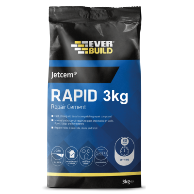 Everbuild JetCem Rapid Setting Cement 3Kg JETCEM3