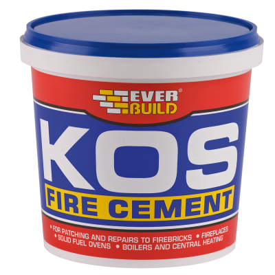 Everbuild Kos Fire Cement Buff 1kg 484658 PCKOSFIRE1