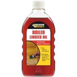 Everbuild Linseed Oil Boiled Wood Treatment 500ml BOILLIN