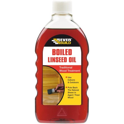 Everbuild Linseed Oil Boiled Wood Treatment 500ml 484799 BOILLIN
