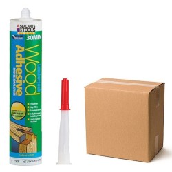 Everbuild Lumberjack PU Wood Adhesive 30 Minute 310ml Glue Box 12