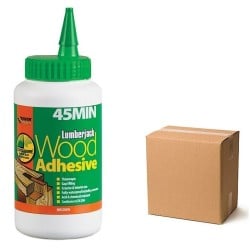 Everbuild Lumberjack PU Wood Adhesive 45 Minute 750g Glue box of 6