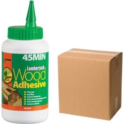 Everbuild Lumberjack PU Wood Adhesive 45 Minute 750g Glue box of 6 Everbuild Lumberjack PU Wood Adhesive 45 Minute 750g Glue box of 6